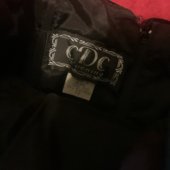 CDC Evening 90s Vintage Black Velvet Strapless Maxi Dress
Size 2 or Small - Picture 3 of 8